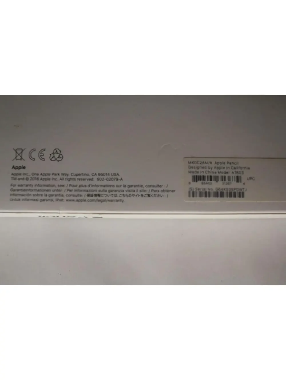 Apple‎ Pencil 1st Generation White Stylus Pen for iPad New In Box